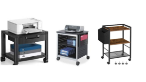 printer stand with storage