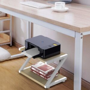 under desk printer stand