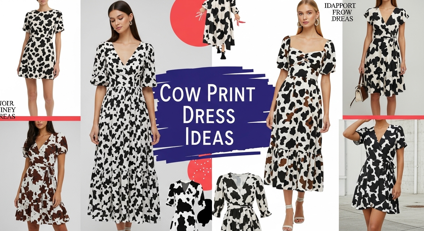 Cow Print dress ideas