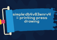 simpledb4v83wnrv4= printing press drawing