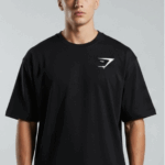 Men’s “GYMSHARK ” Bodybuilder Earth Print Graphic T-Shirt