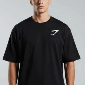 Men’s “GYMSHARK ” Bodybuilder Earth Print Graphic T-Shirt