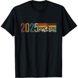Senior 2025 Official Graduate 2025 Retro Class Of 2025 T-Shirt