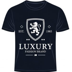 Royal Crest Black Tee T-Shirt