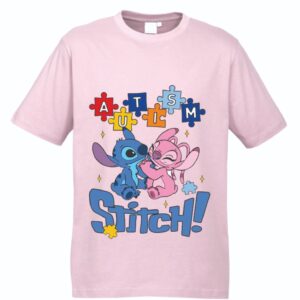 Stitch Autism Awareness T-Shirt for Everyday Comfort & Cause