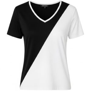 Half & Heart Tee women T-Shirt