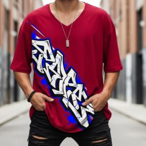 Red Rebel Oversize T-Shirt